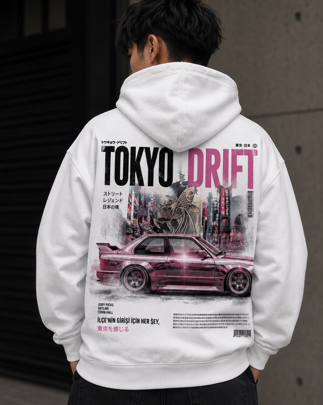 Tokyo Drift Rose sweat