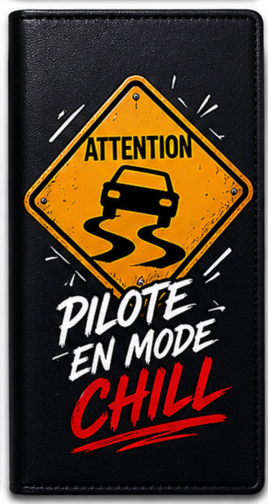 Protège Carte Grise - Pilote en mode chill