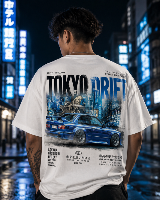 Tokyo Drift Bleu T.shirt