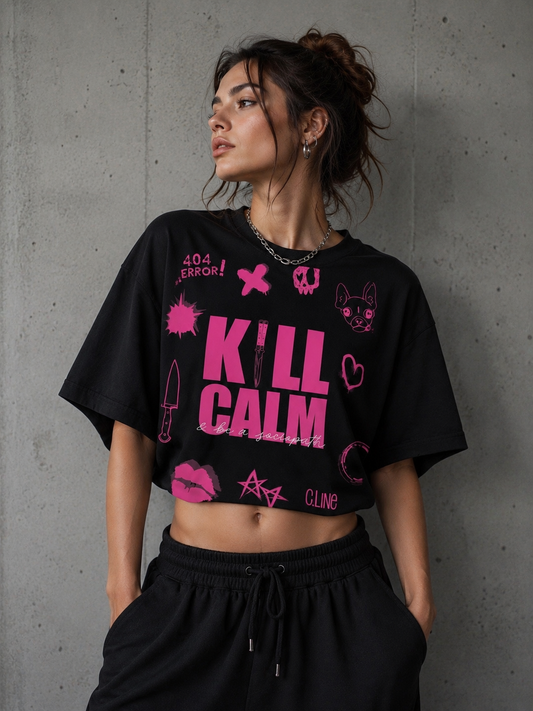 Kill Calm Crop top